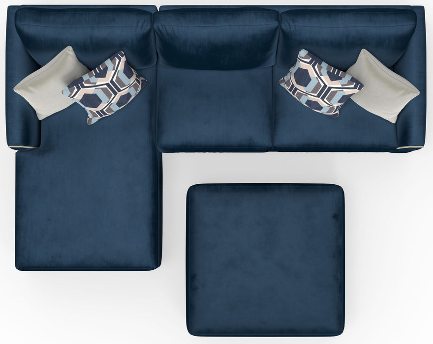 Jetson - Sectional, Accent Pillows & Cocktail Ottoman Set