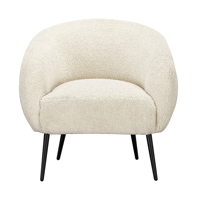 Lyra - Accent Chair - Ivory / Black