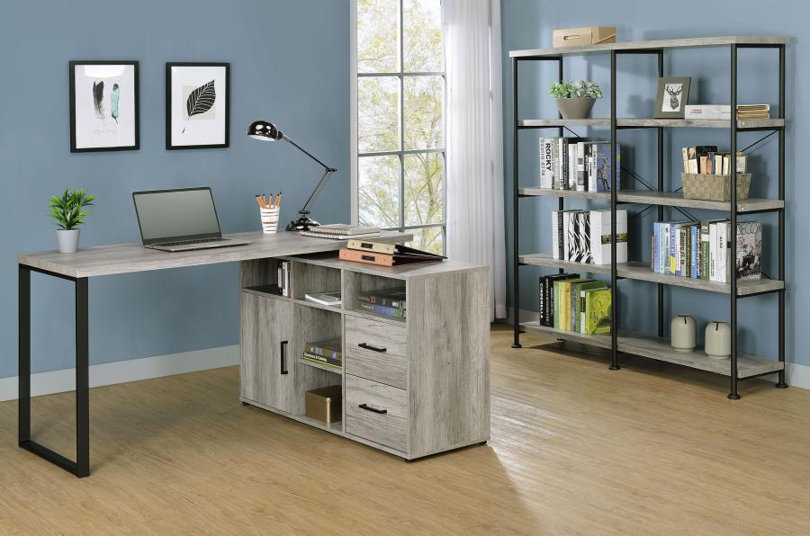 Hertford - L-shape Office Desk with Storage