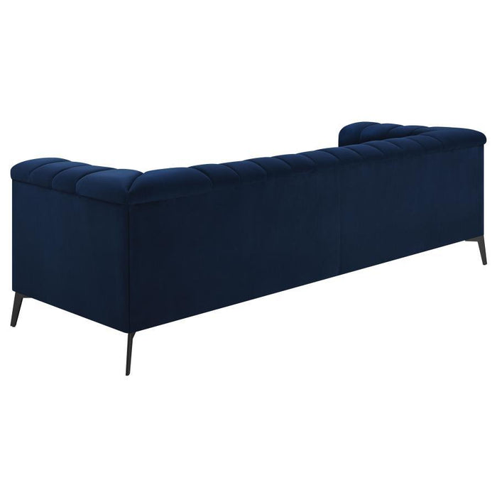 Chalet - Tuxedo Arm Sofa - Blue