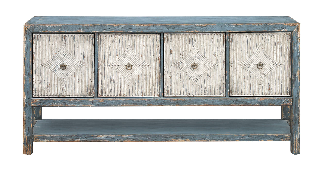 Sutton - Four Door Sideboard - Bisman Two Tone Rubbed