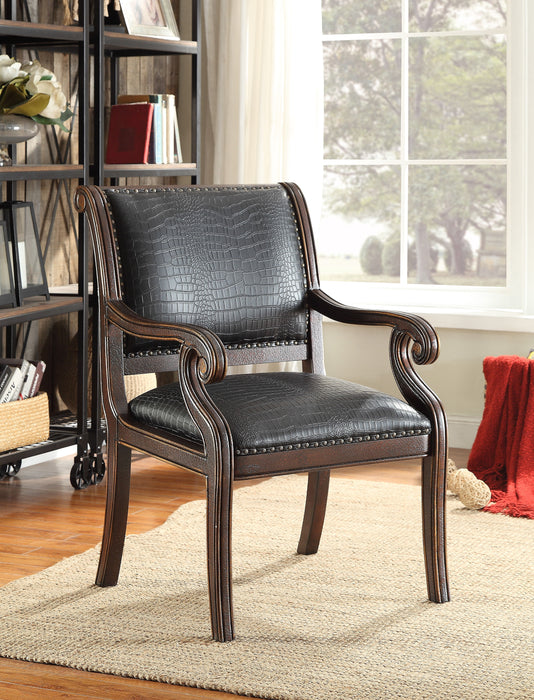 Lizzy - Accent Chair - Rich Textured Brown
