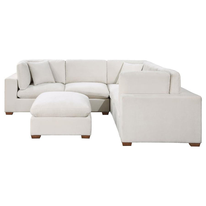 Lakeview - 5-piece Upholstered Modular Sectional Sofa - Ivory