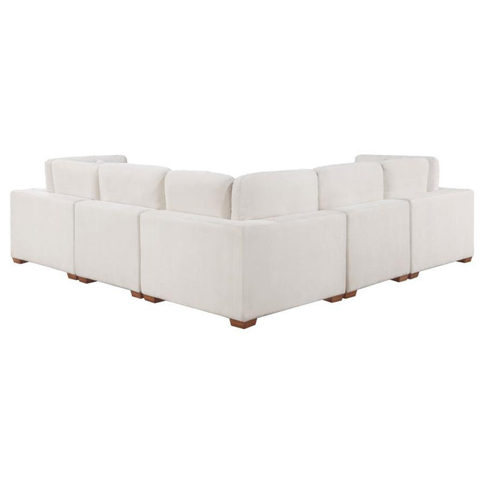 Lakeview - 5-piece Upholstered Modular Sectional Sofa - Ivory