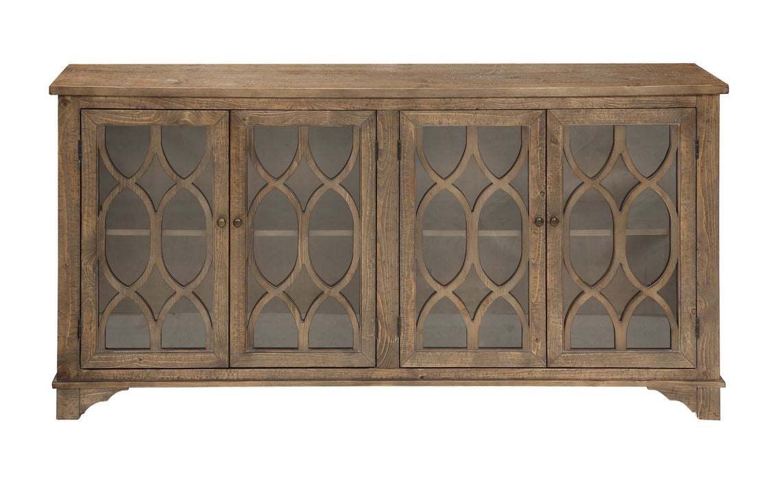 Brody - Four Door Credenza - Cayhill Distressed Brown