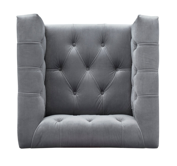 Rown - Accent Chair - Stone Gray