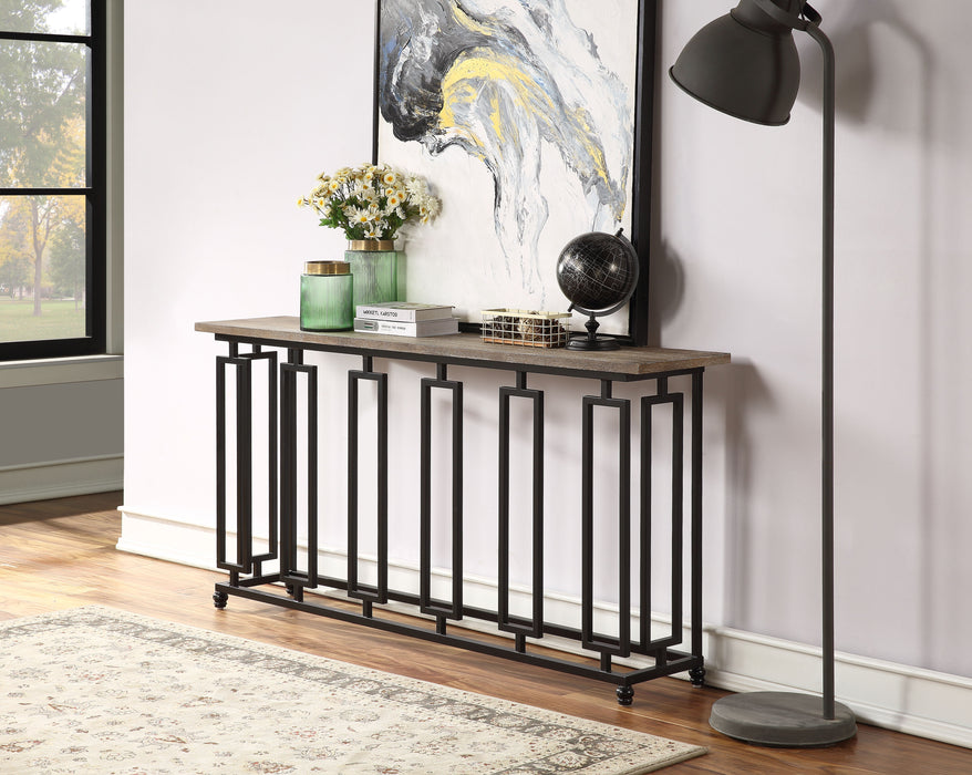 Sherwood - Console Table - Aged Brown