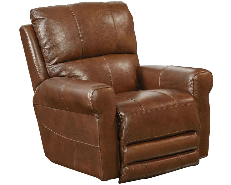 Hoffner - Power Lay Flat Recliner - Leather