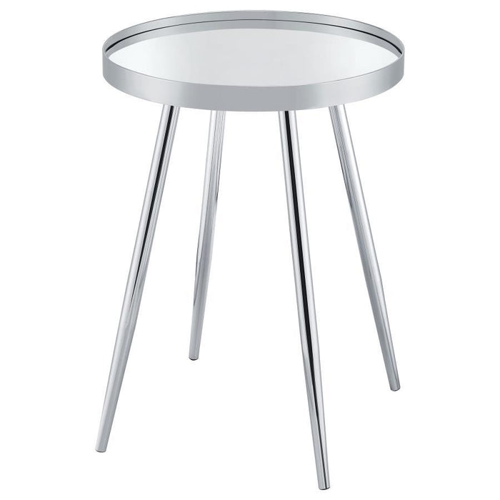 Kaelyn - Round Mirror Top End Table