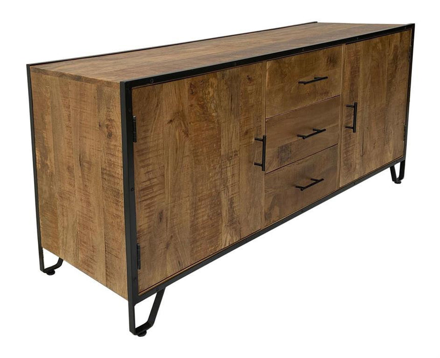 Woodson - Two Door Three Drawer Credenza - Blaise Natural