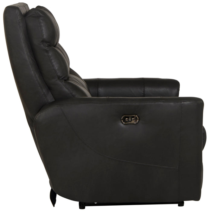 Bosa - Power Reclining Loveseat - Charcoal - Leather