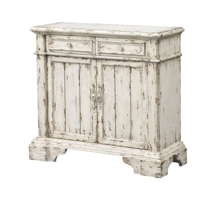 Olivia - Two Door Two Drawer Cabinet - Aged Cream