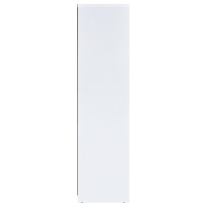 Spencer - Bookcase With Cube Storage Compartments - White