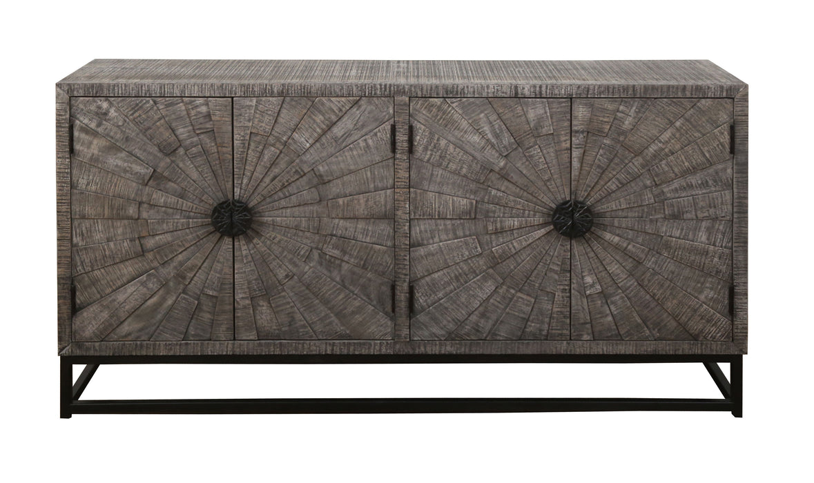 Noble - Four Door Sideboard - Spinner Brownish Gray