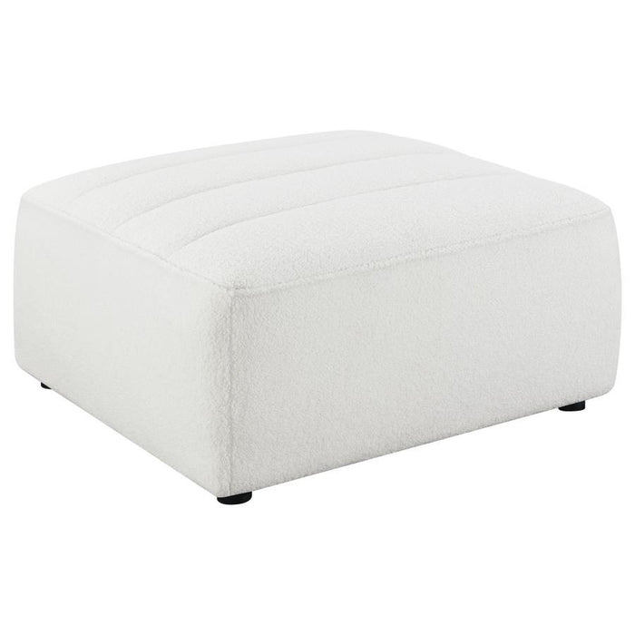 Sunny - Upholstered Ottoman - Natural