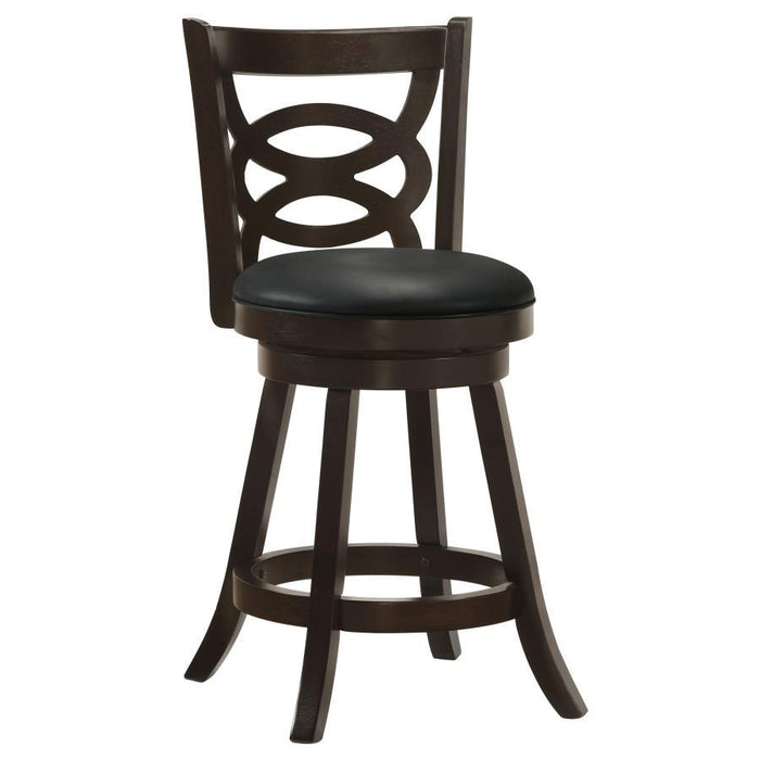 Calecita - Swivel Stools with Upholstered Seat (Set of 2)