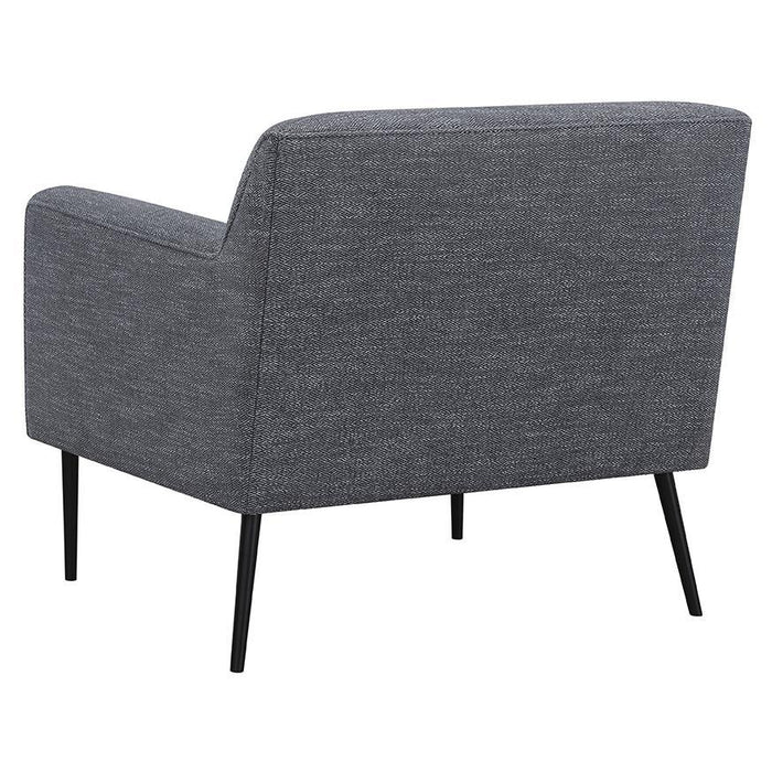 Darlene - Upholstered Tight Back Accent Chair - Charcoal