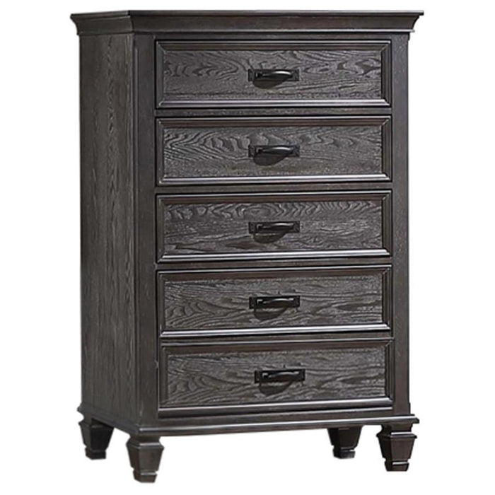 Franco - 5-Drawer Chest - Weathered Sage