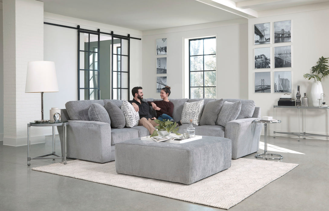 Glacier - 2 Piece Sectional With 9 Included Accent Pillows