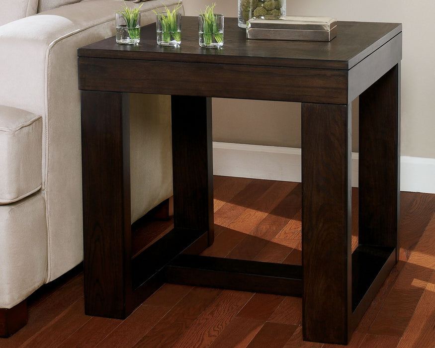 Watson - Dark Brown - Square End Table