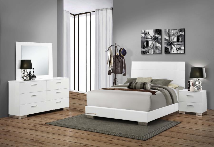 Felicity - Contemporary Panel Bed Bedroom Set