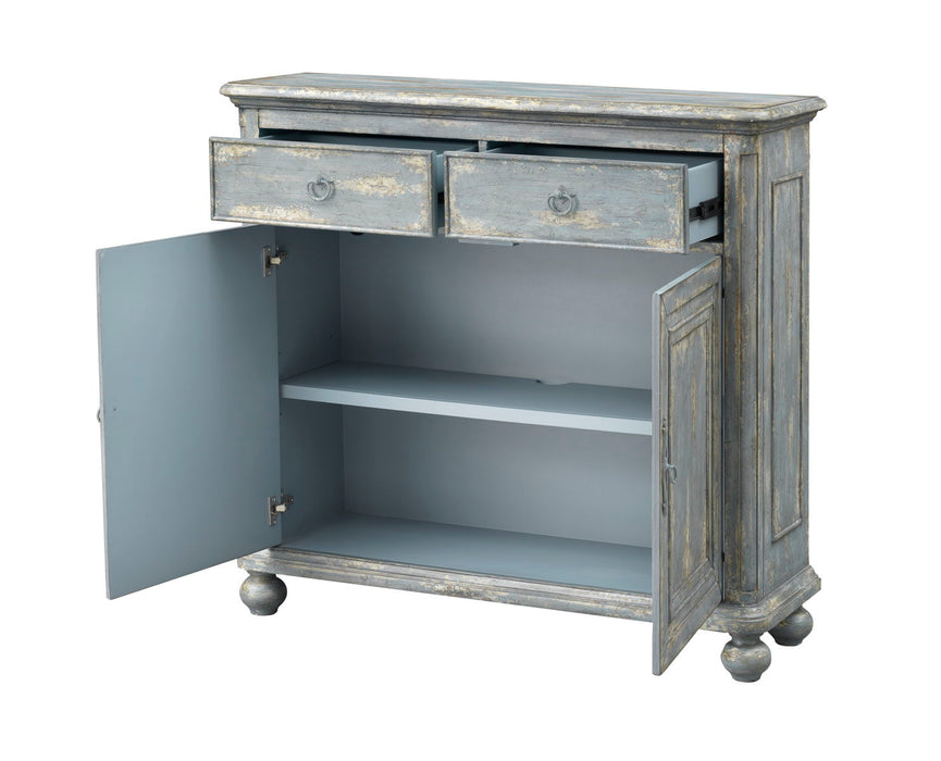 Azora - Two Drawer Two Door Cabinet - Joline Aged Blue