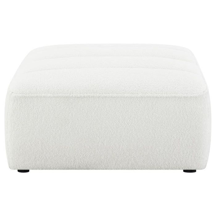 Sunny - Upholstered Ottoman - Natural