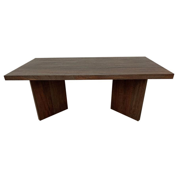Andando - Rectangular Solid Wood Coffee Table - Mango Brown