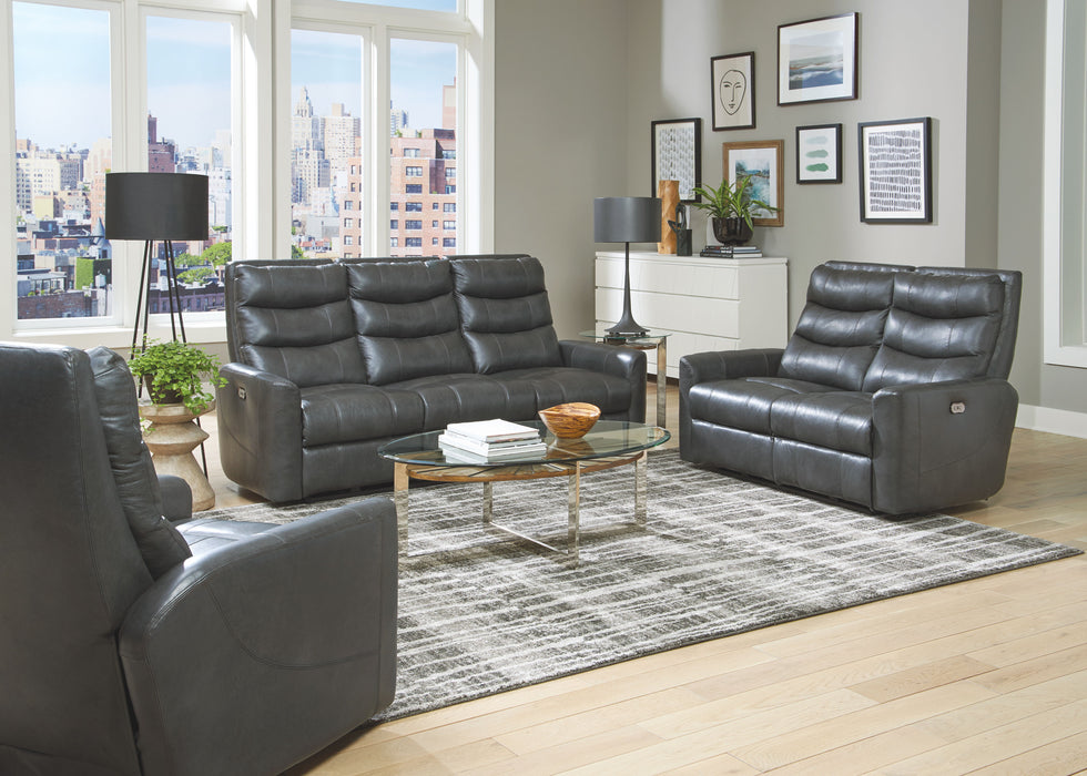 Bosa - Power Recliner - Charcoal - Leather