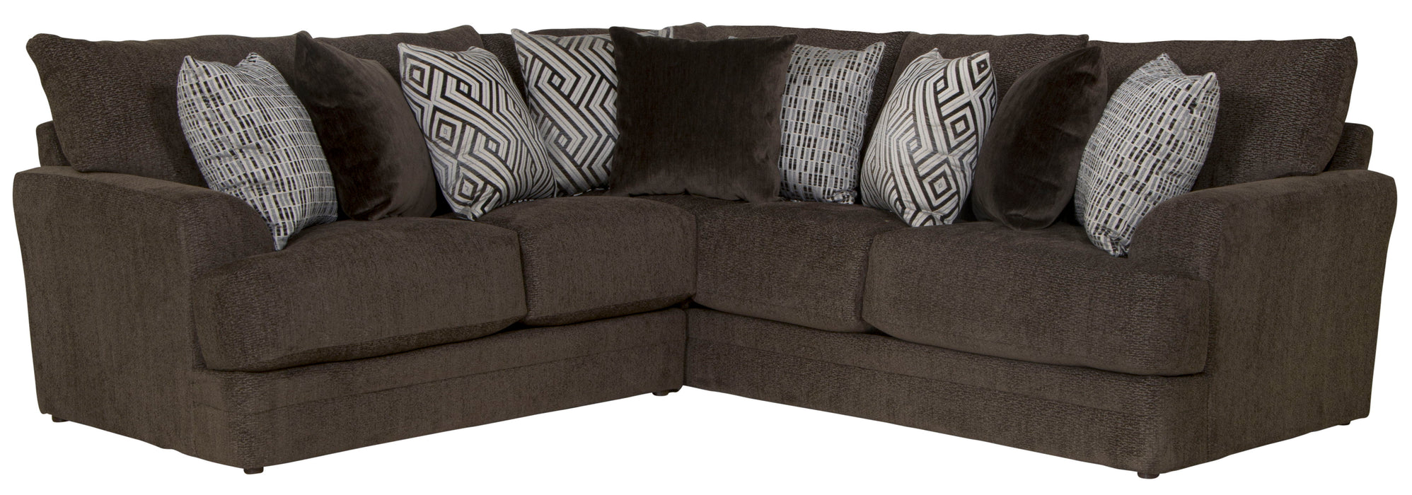 Galaxy - 2 Piece Sectional With 9 Included Accent Pillows