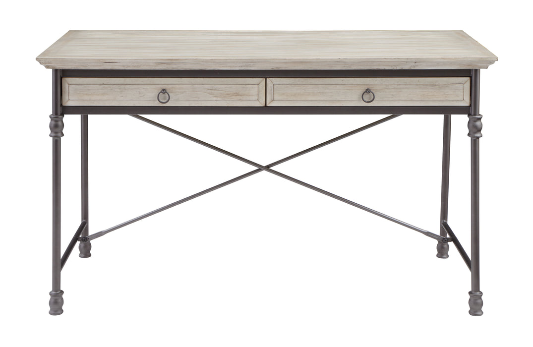 Corbin II - Two Drawer Desk - Sandstone