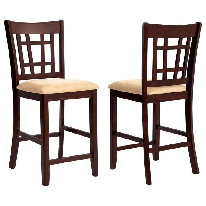 Lavon - 24" Counter Stools (Set of 2) - Tan And Brown