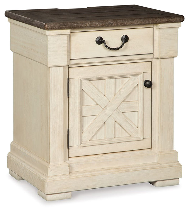 Bolanburg - Antique Brown Light - One Drawer Night Stand