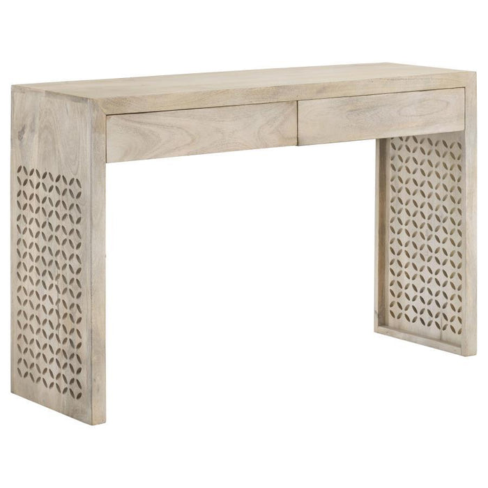Rickman - Rectangular 2-Drawer Console Table - White Washed